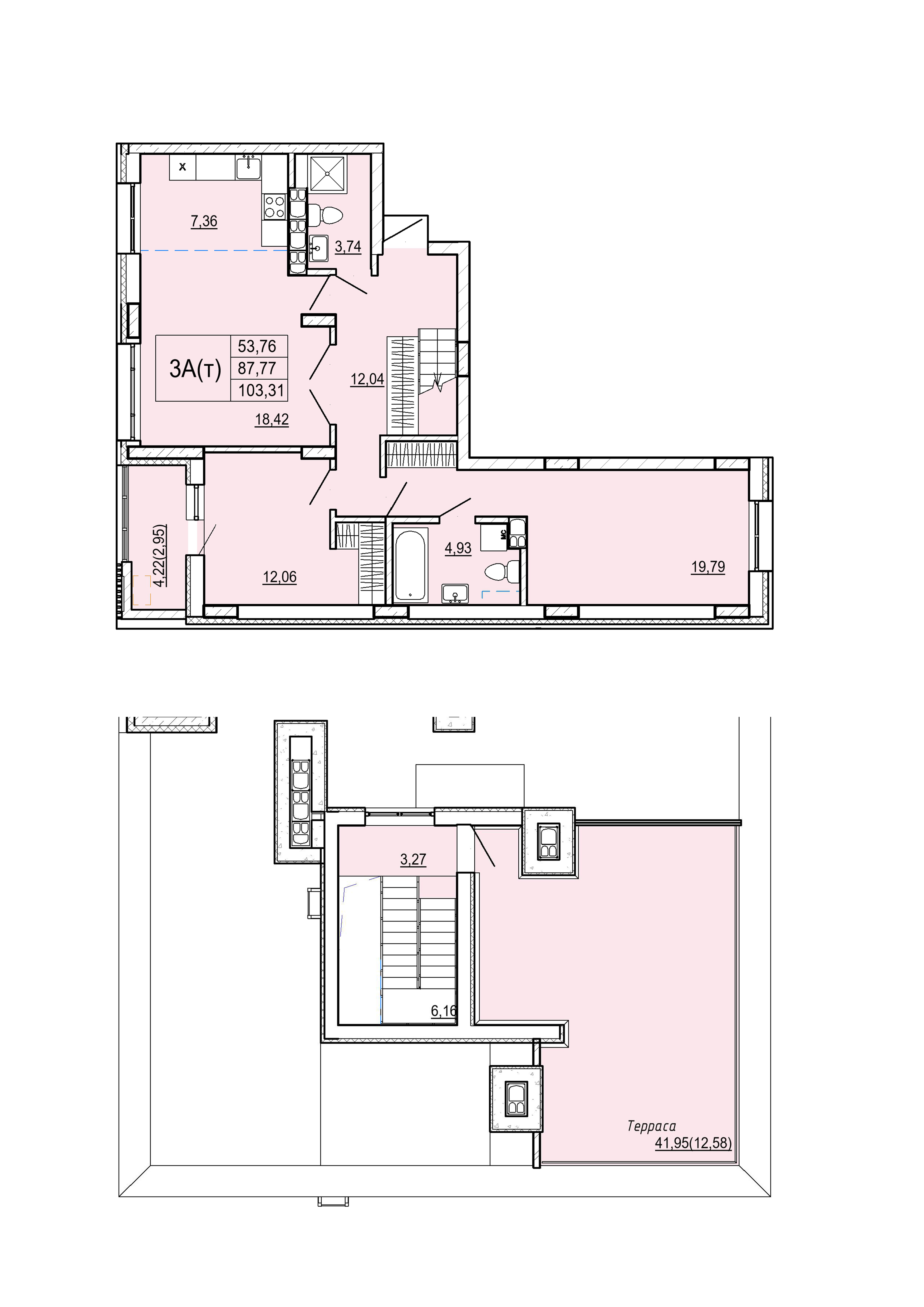 Айрон 3 - комнатная квартира