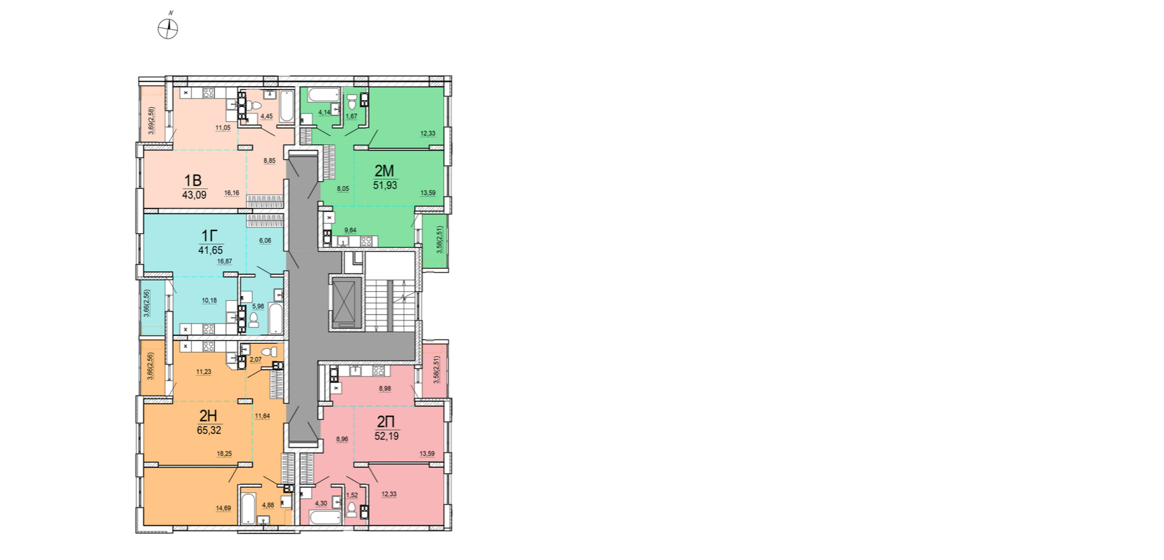 г. Брест, ул.Октябрьской Революции, д. 45 ЖК "Чайка" (№1.2 по ГП), застройщик ООО "АйронИнвестПроект"