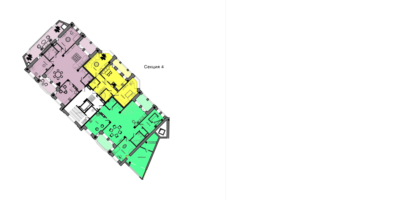 Квартиры площадью: 150 м² - 193 м²