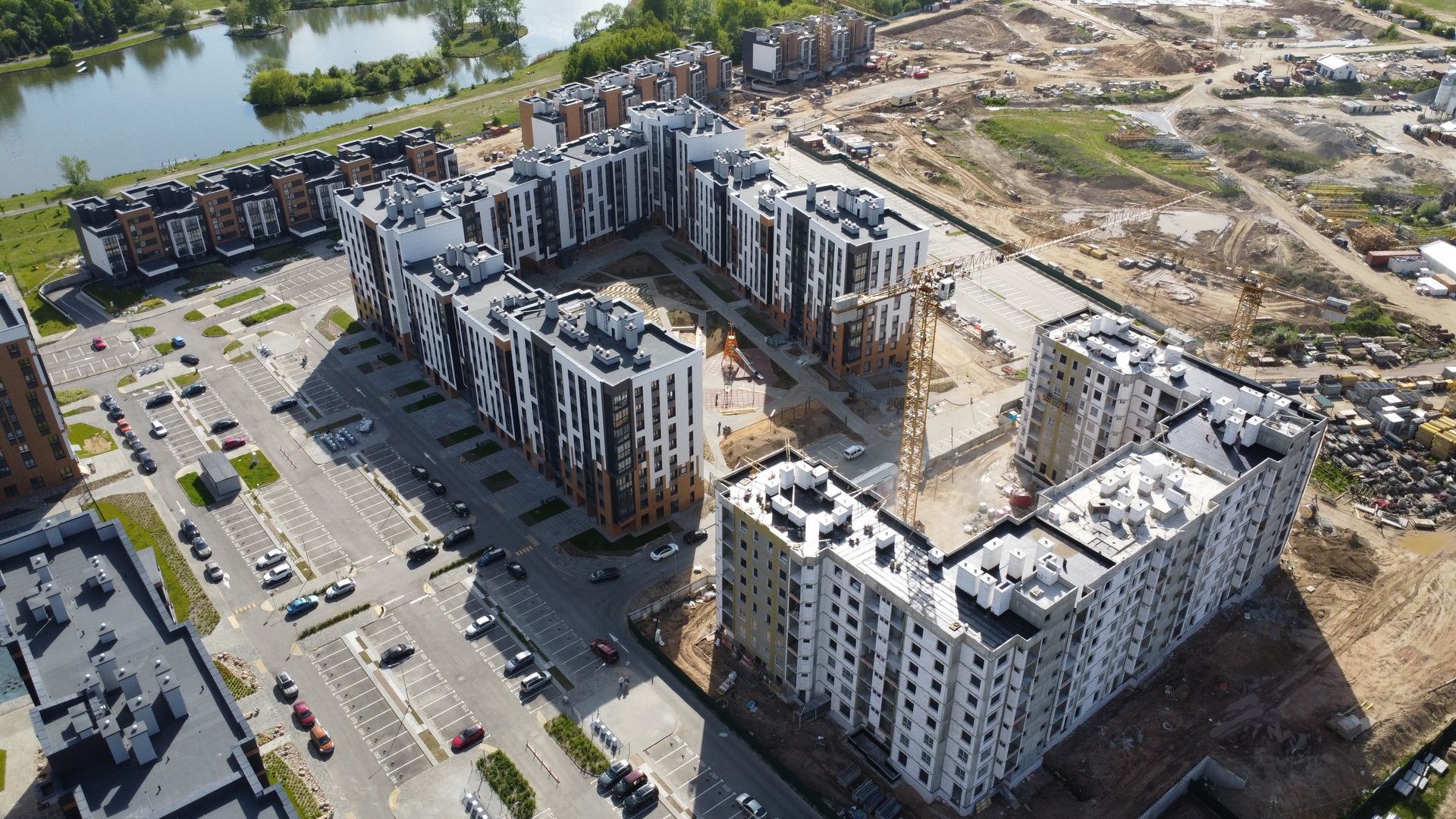 Ход строительства Нововиленская ул. д. 9.1 по ГП, ЖК "Левада"