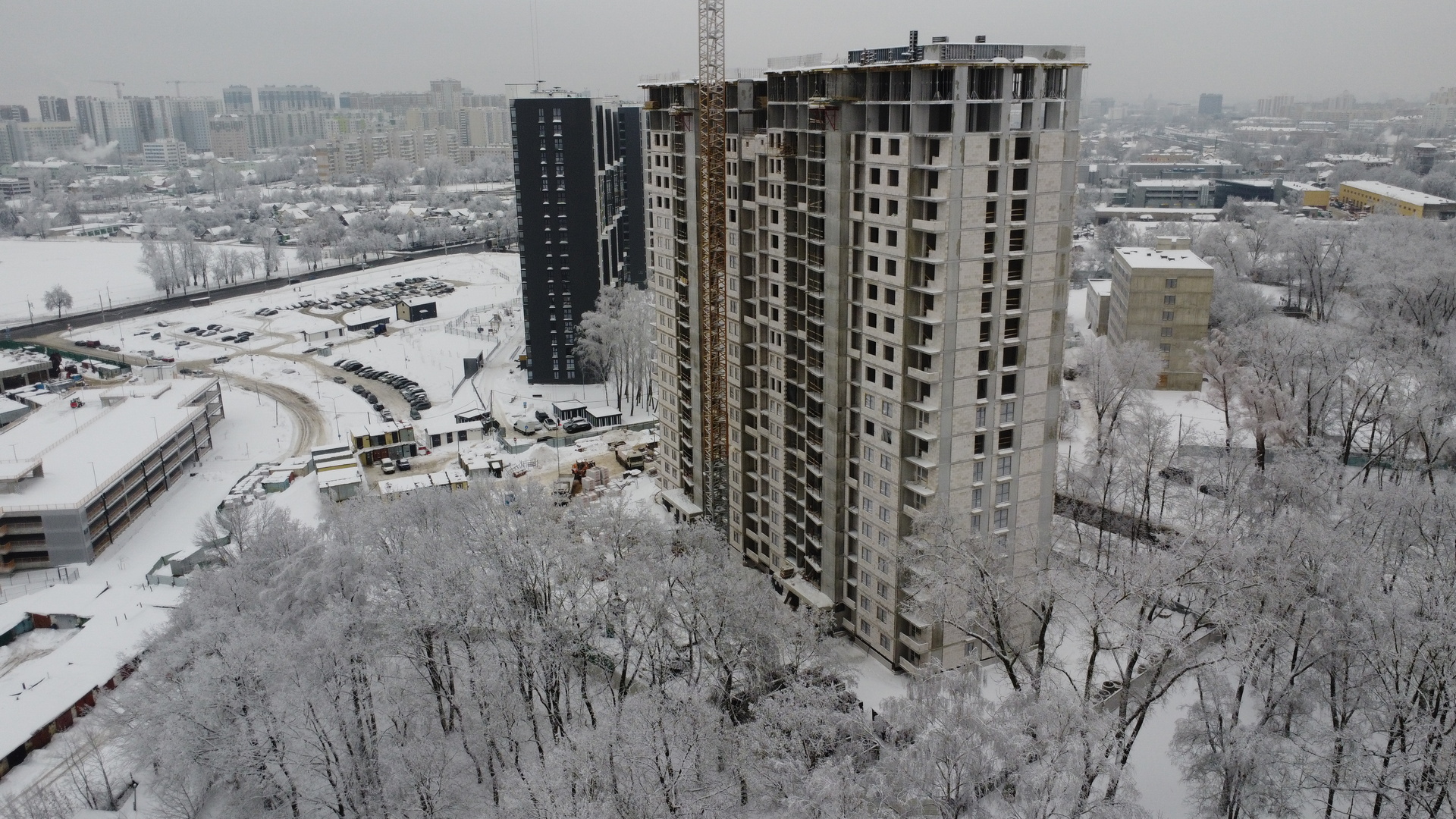 Ход строительства ул. Кузьмы Минина, дом №3 по ГП (ЖК "Дубравинский) застройщик ООО "БелБизнесРесурс"