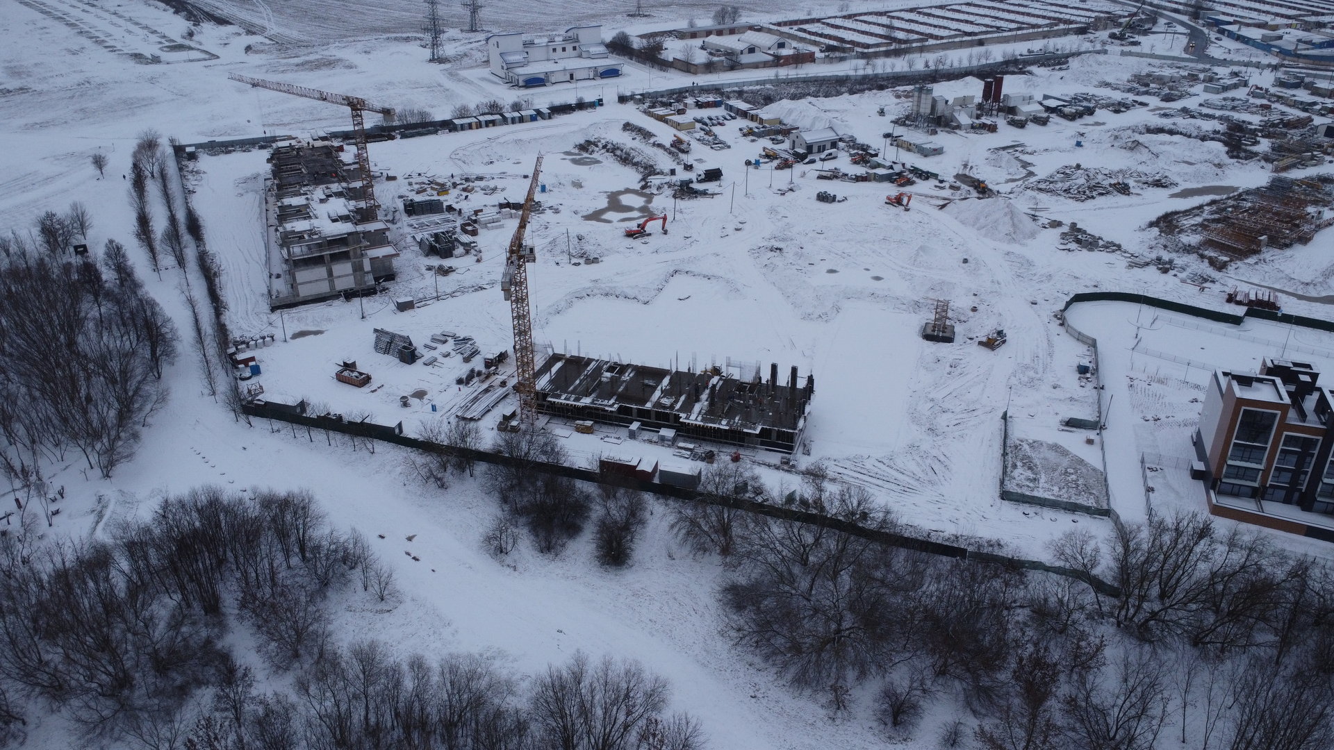 Ход строительства Нововиленская ул. д. 12.1 по ГП, ЖК "Левада"