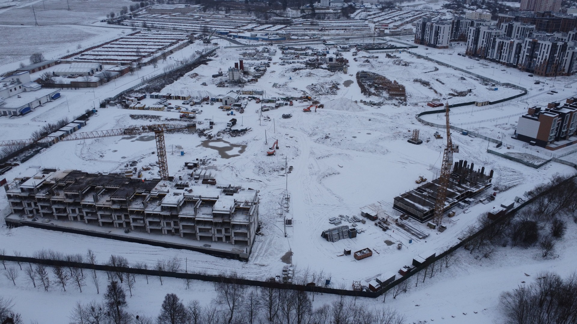 Ход строительства Нововиленская ул. д. 12.2 по ГП, ЖК "Левада"