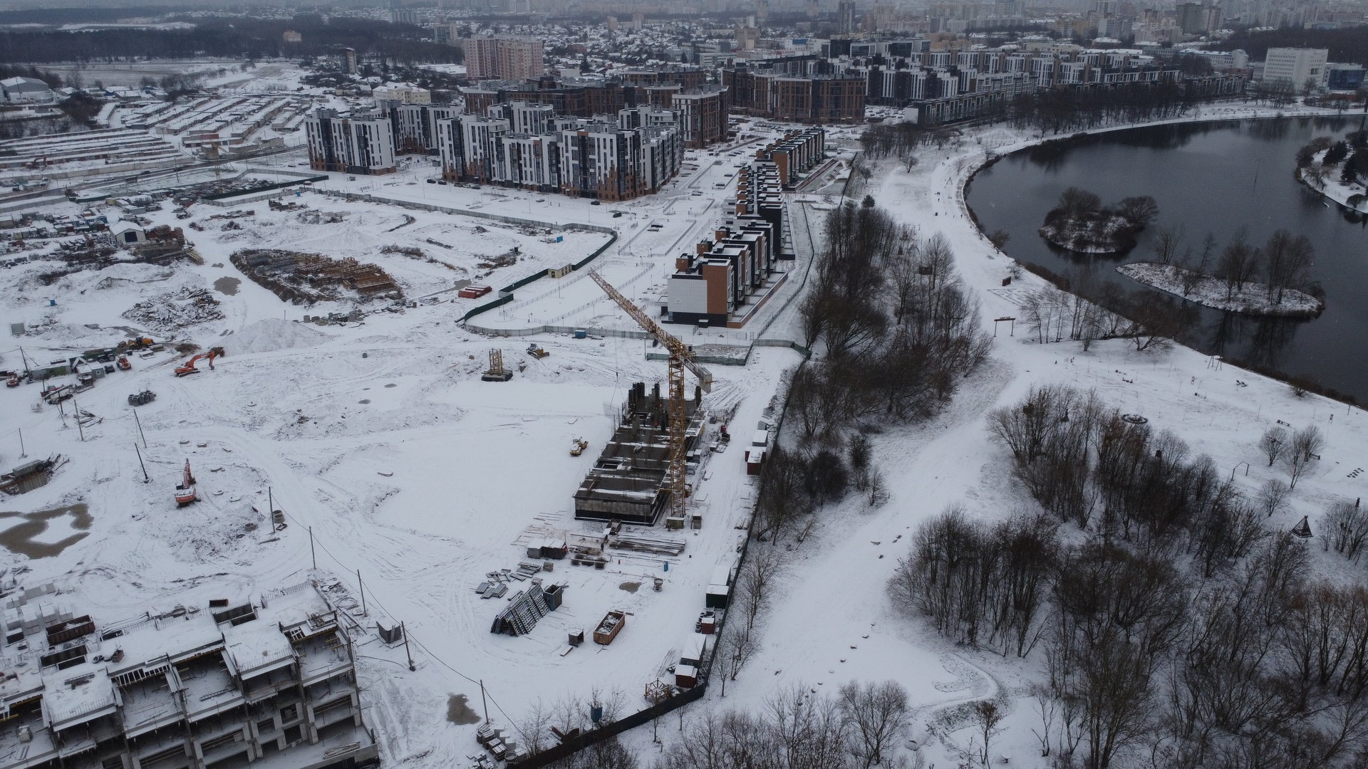 Ход строительства Нововиленская ул. д. 12.1 по ГП, ЖК "Левада"