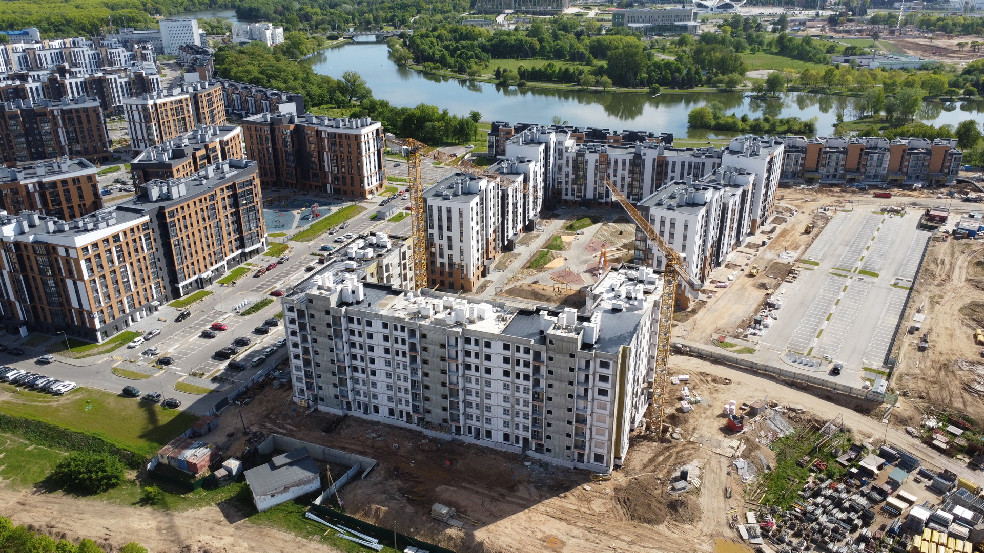 Ход строительства Нововиленская ул. д. 9.1 по ГП, ЖК "Левада"